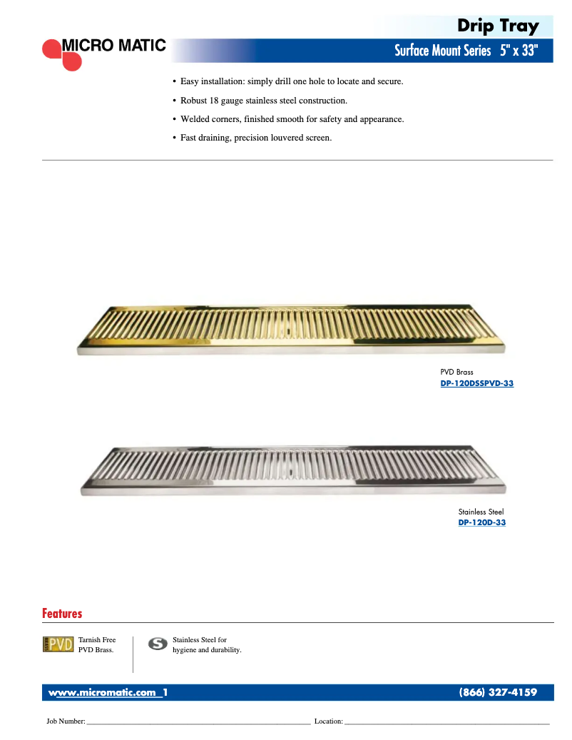 Image de la première page du manuel de l'appareil DP-120D-33