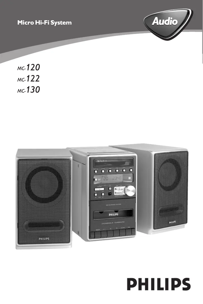 Image de la première page du manuel de l'appareil MC-120