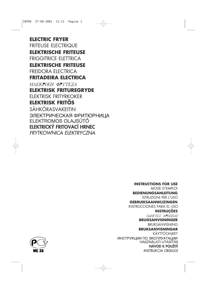 Page n°1 - Manuel utilisateur DeLonghi Total Clean F 26237