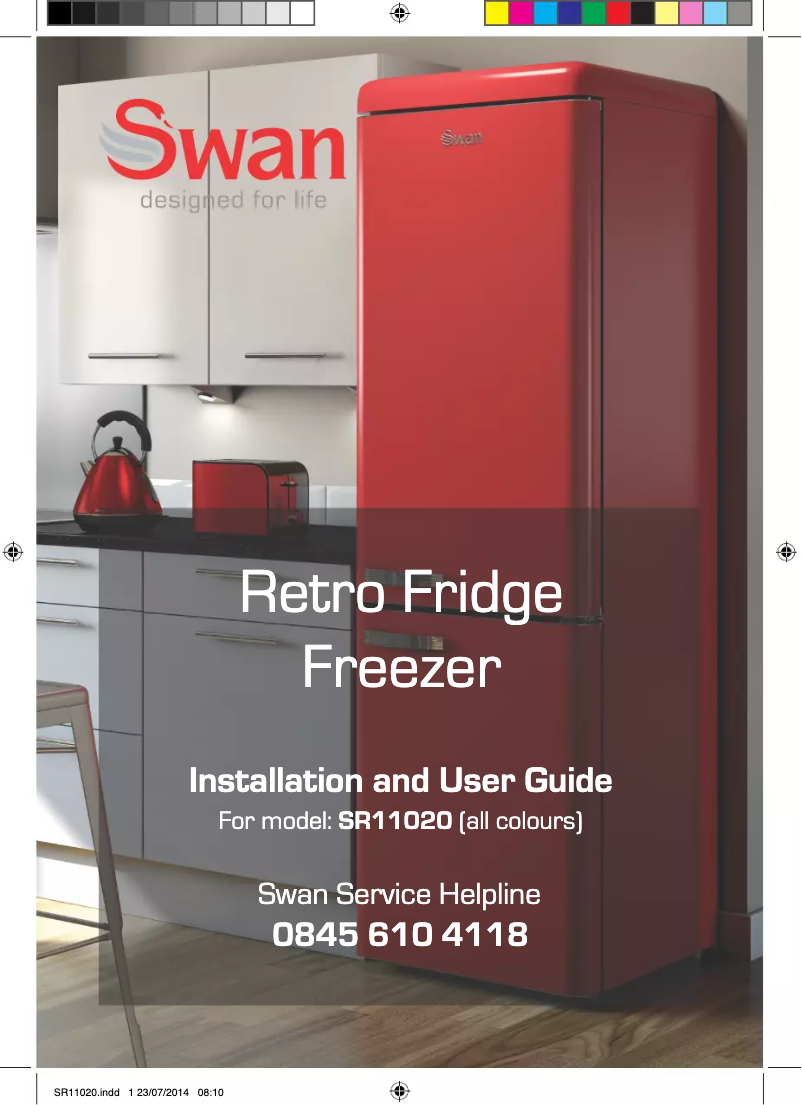 Page n°1 - Manuel utilisateur Swan SR11020BN