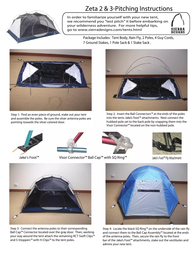 Image de la première page du manuel de l'appareil Zeta 3