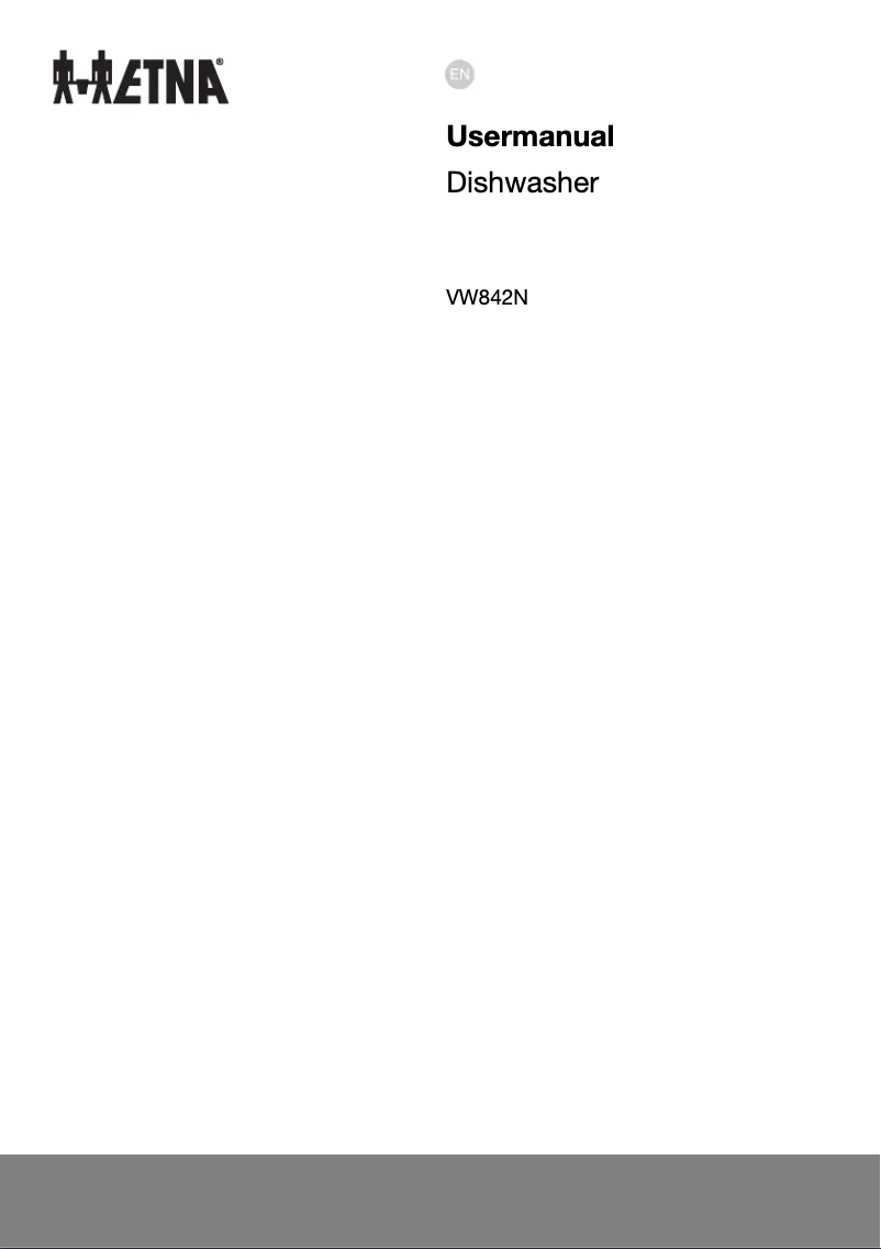 Page 1 de la notice Manuel utilisateur Etna VW842N