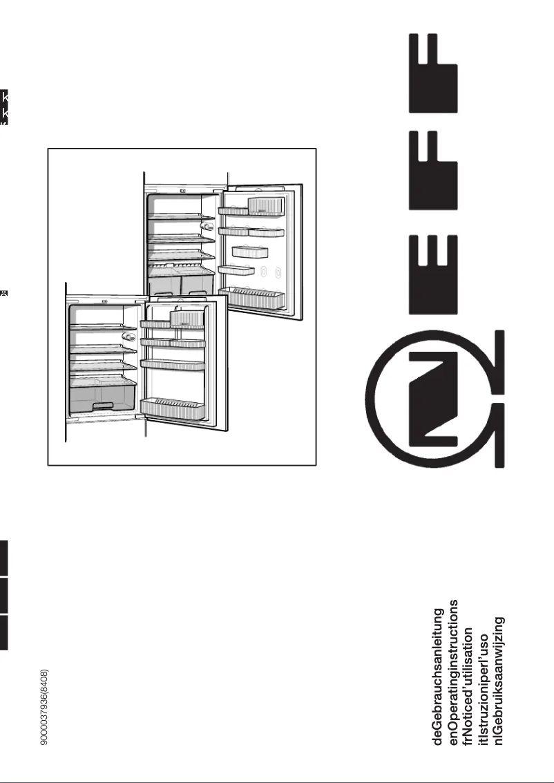 Page 1 de la notice Manuel utilisateur Neff K 5614