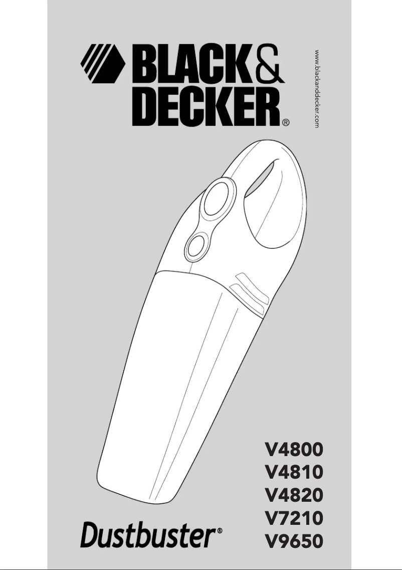 Page 1 de la notice Manuel utilisateur Black & Decker V9650