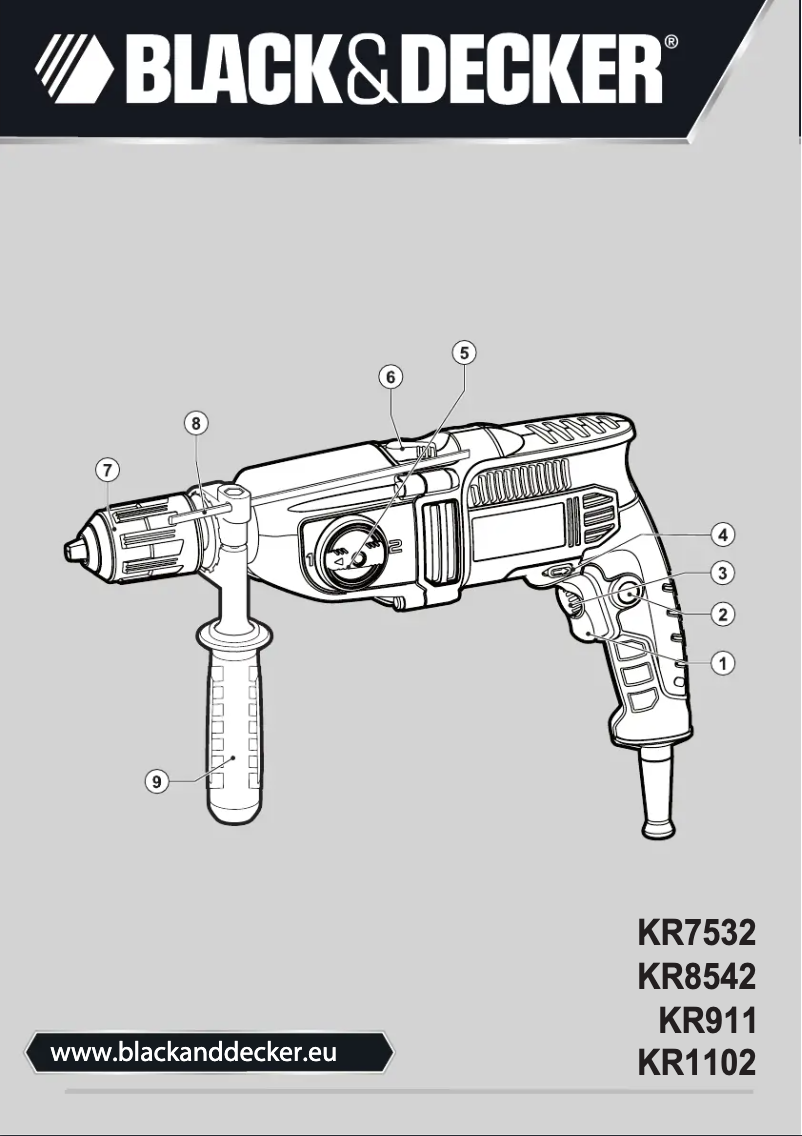 Imagen de la primera página del manual del dispositivo KR8542