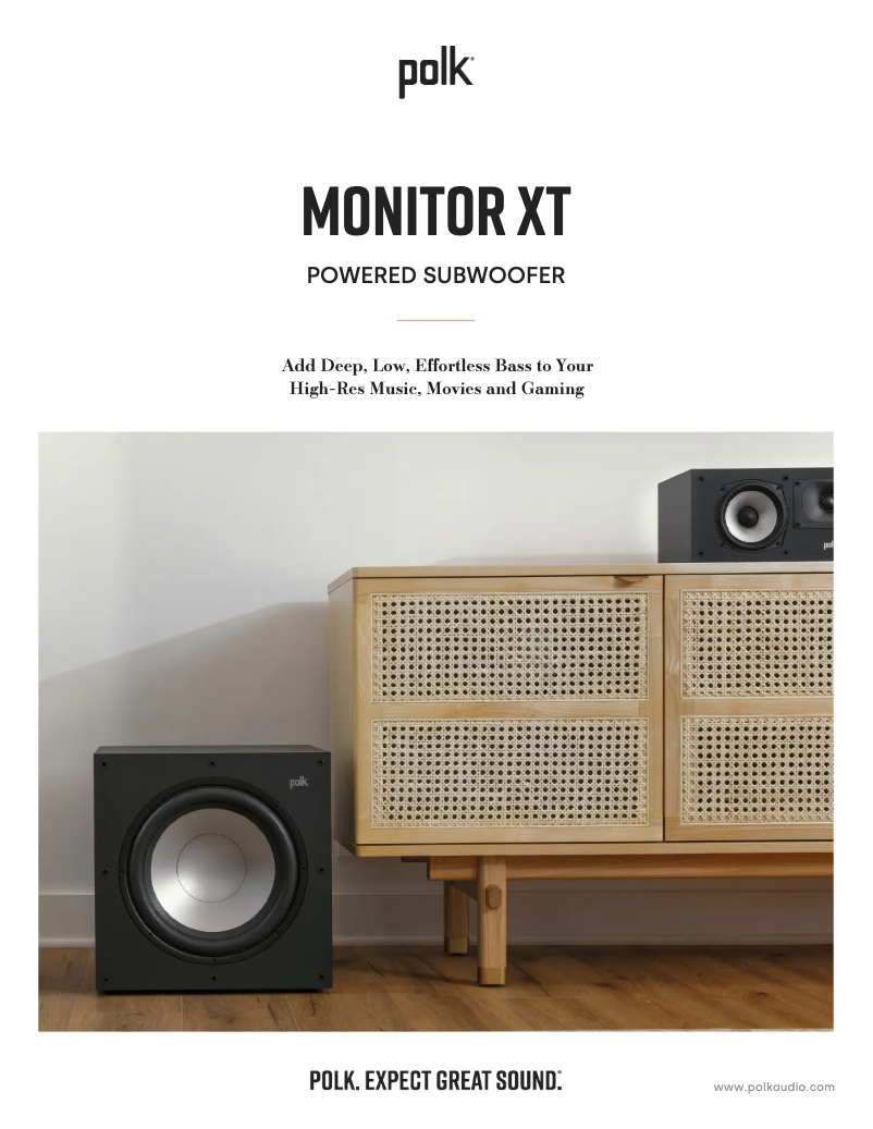 Page n°1 - Fiche technique Denon Monitor XT12