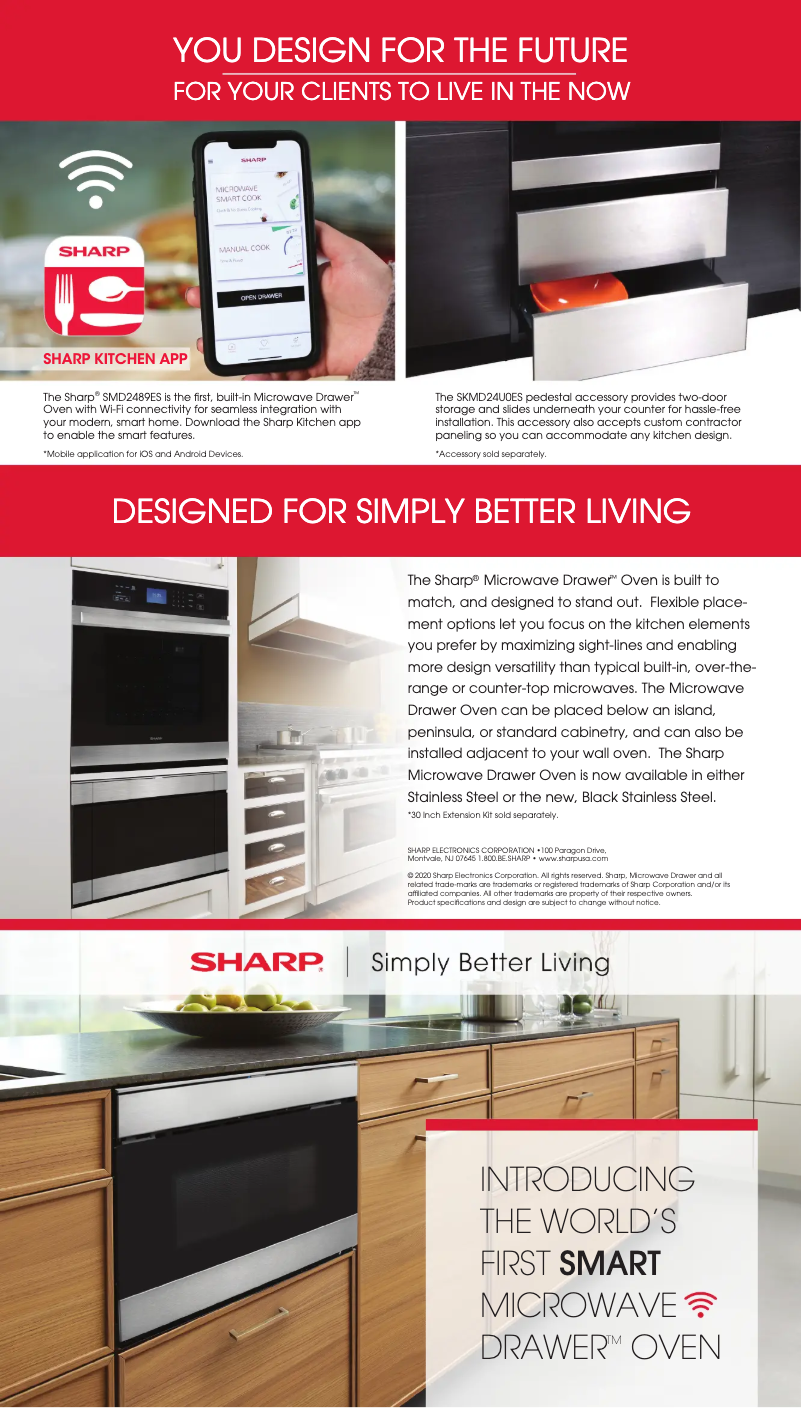 Page 1 de la notice Brochure Sharp SMD2489ES