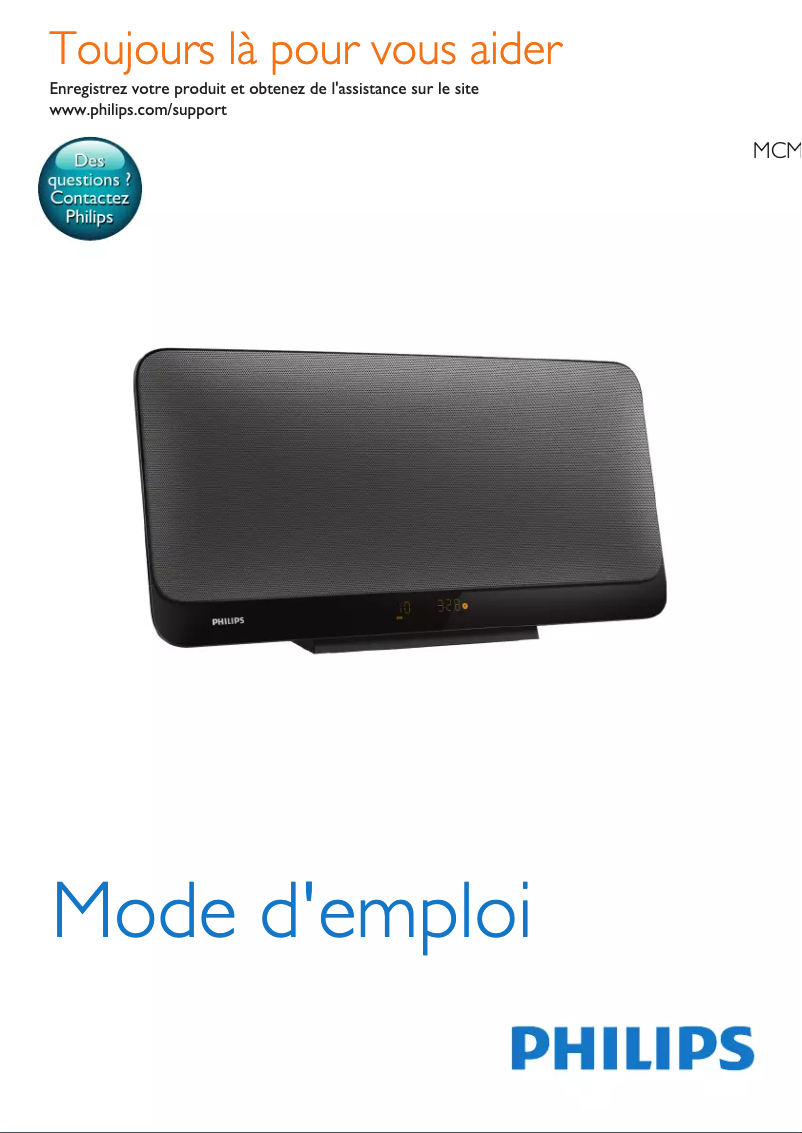 Page n°1 - Manuel utilisateur Philips MCM2450