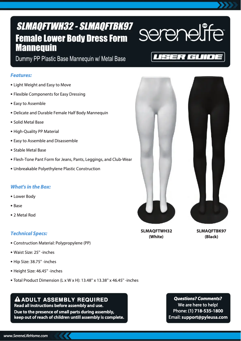 Image de la première page du manuel de l'appareil SLMAQFTWH32