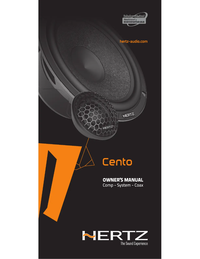 Página 1 del manual Manual de instrucciones Hertz Cento C 165 F