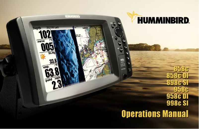 Page n°1 - Manuel utilisateur Humminbird 998c HD SI Combo