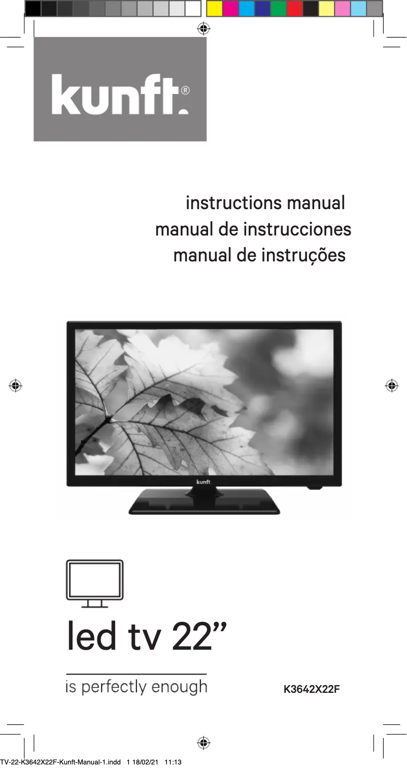 Image de la première page du manuel de l'appareil K3642X22F