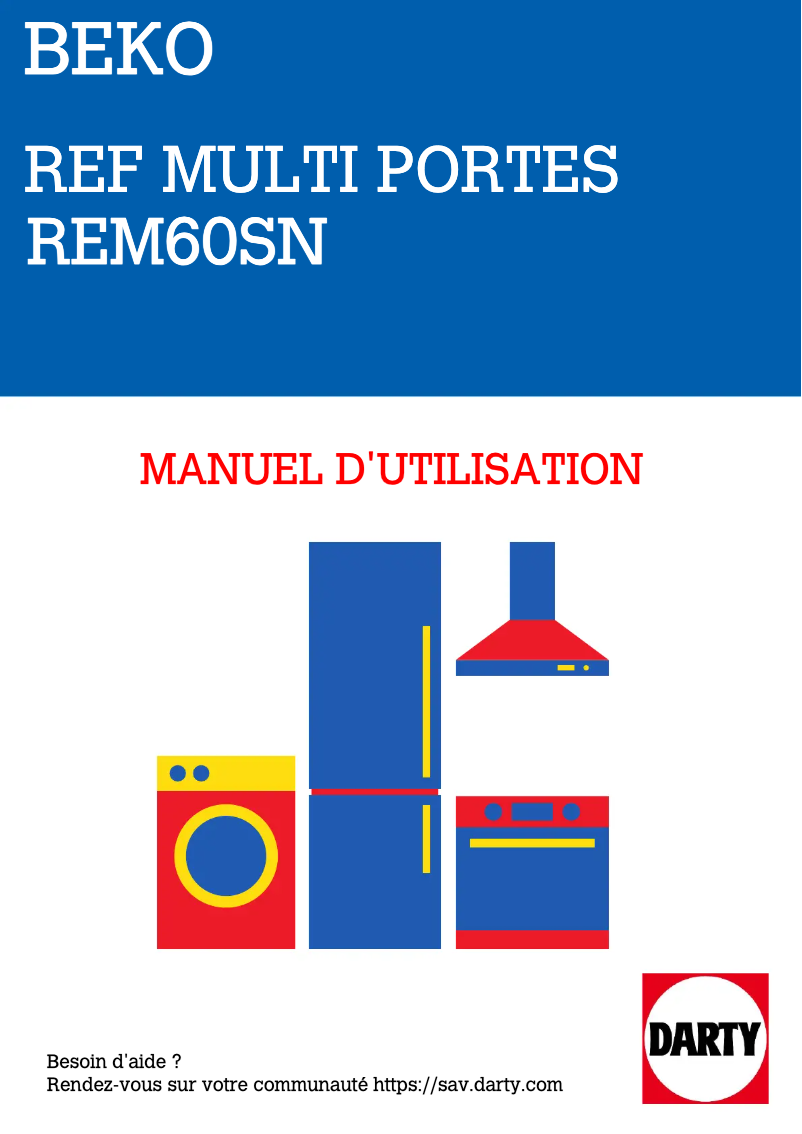 Image de la première page du manuel de l'appareil REM60SN