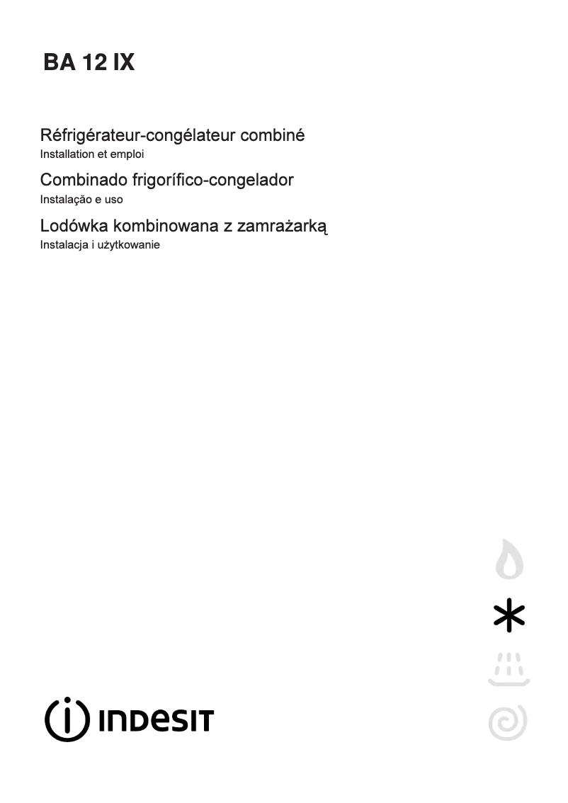 Image de la première page du manuel de l'appareil BA 12 IX (FR).9