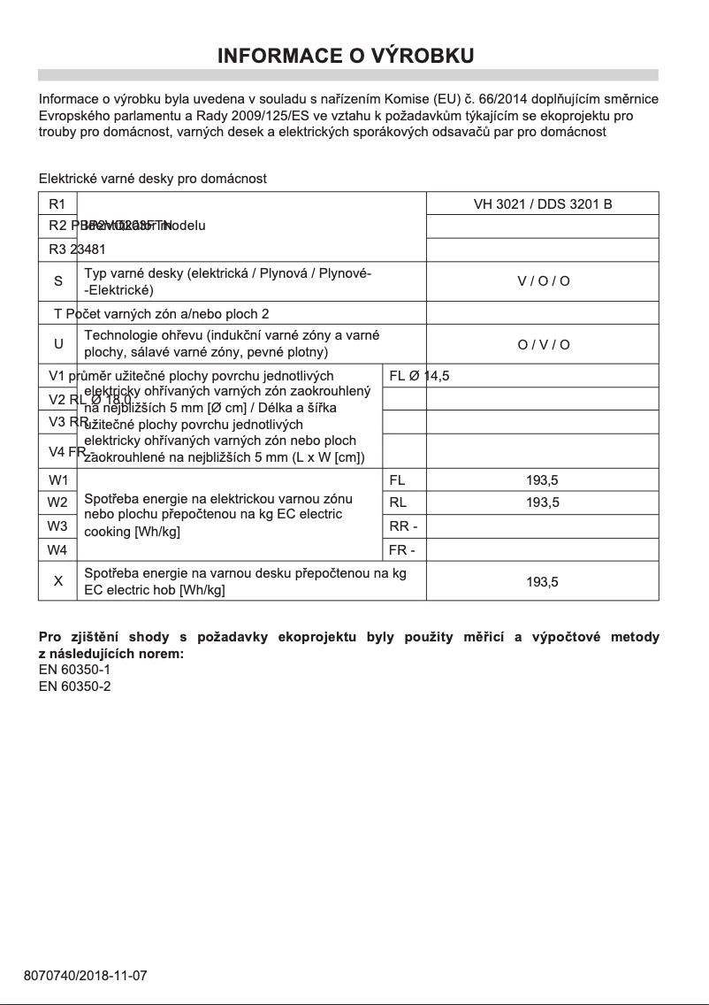 Image de la première page du manuel de l'appareil VH 3021