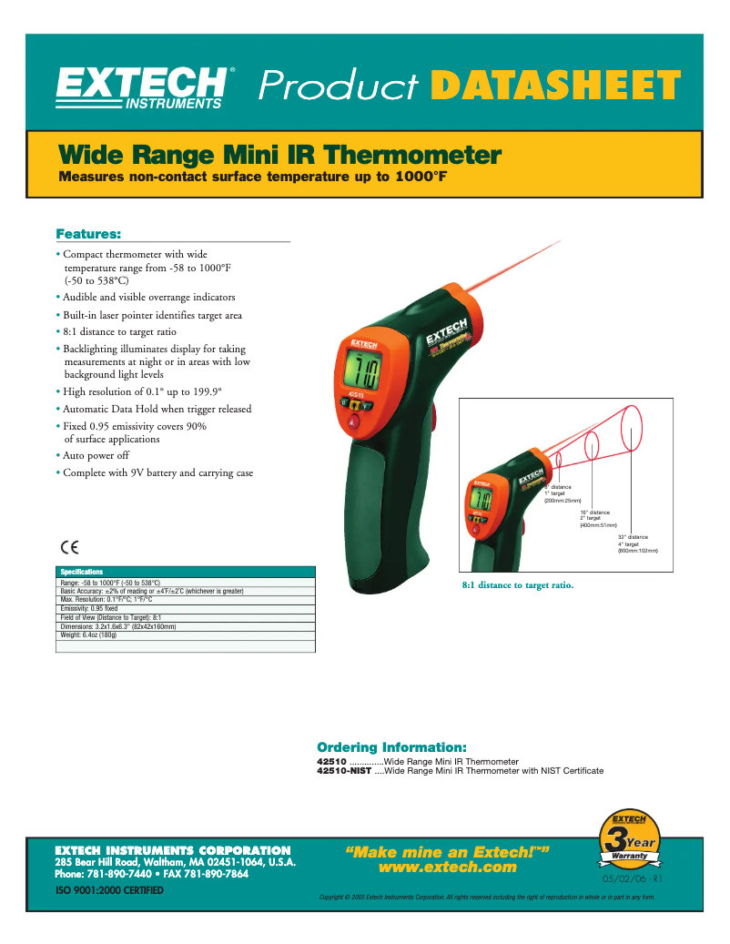 Image de la première page du manuel de l'appareil 42510