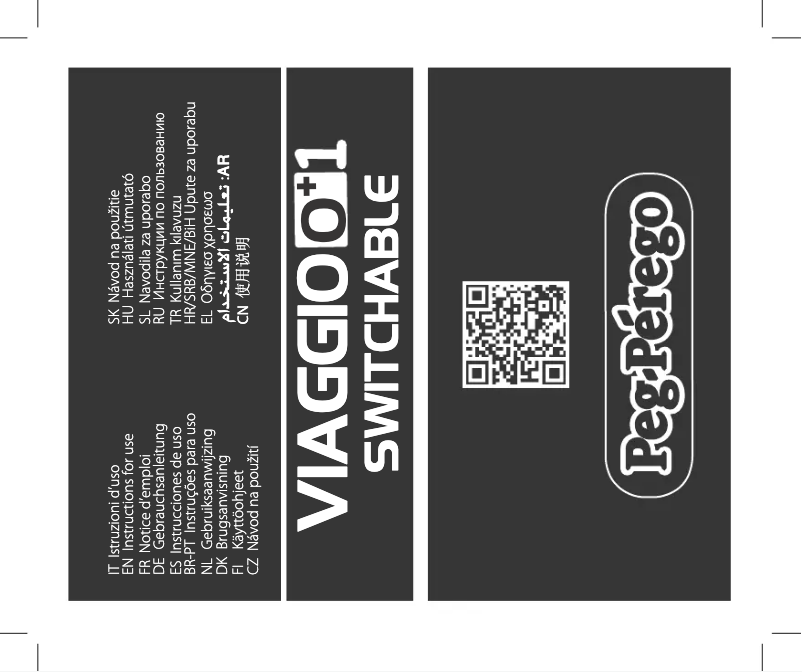 Page 1 de la notice Manuel utilisateur Peg Perego Viaggio Switchable