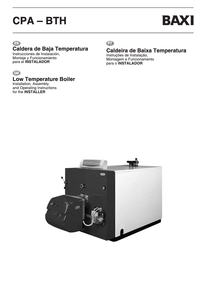 Page 1 de la notice Manuel utilisateur Baxi Idesia 850