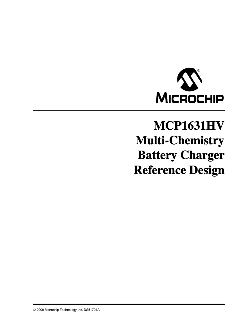 Página 1 del manual Manual de usuario Microchip MCP1631HV