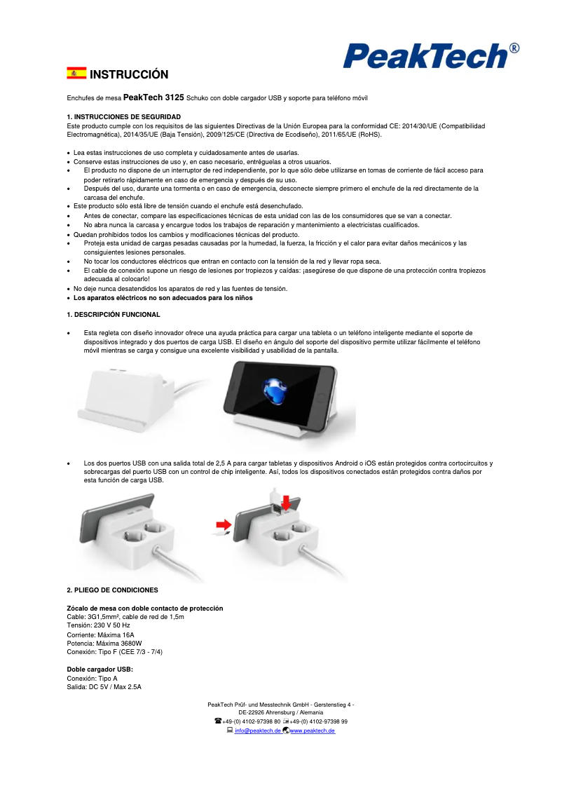 Image de la première page du manuel de l'appareil 3125