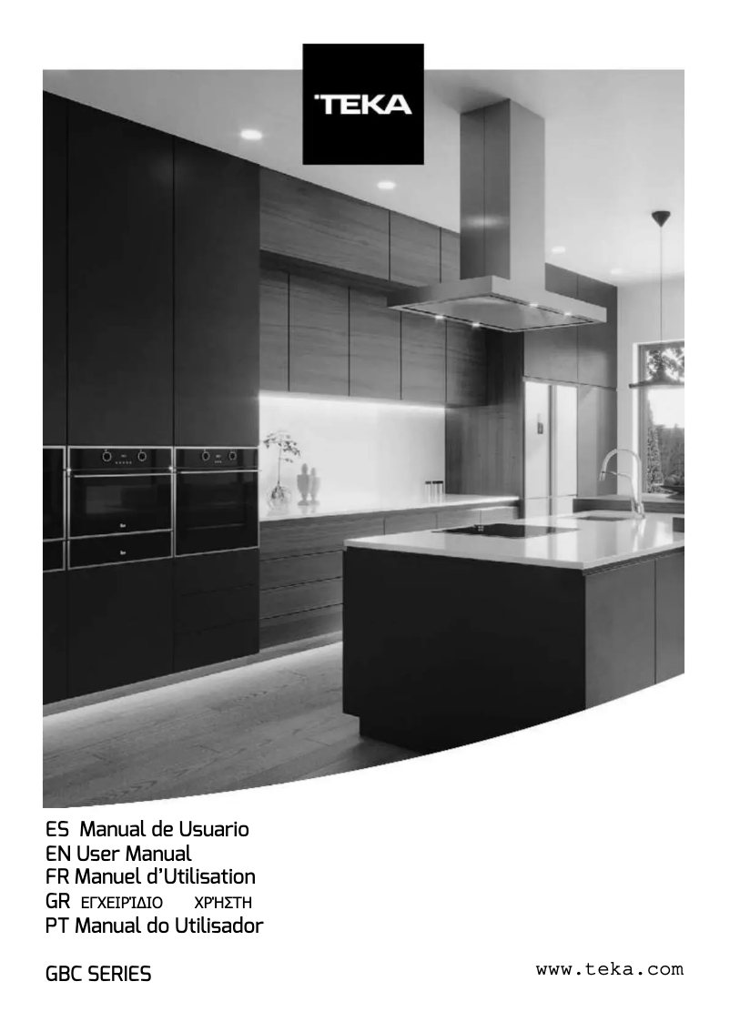 Page n°1 - Manuel utilisateur Teka GBC 75030