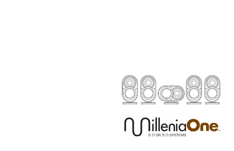 Page 1 de la notice Mode d'emploi Paradigm MilleniaOne 2.0 System