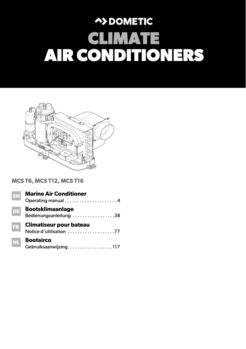 Image de la première page du manuel de l'appareil MCS T6