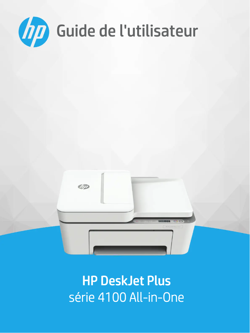 Page n°1 - Manuel utilisateur HP DeskJet Plus 4110