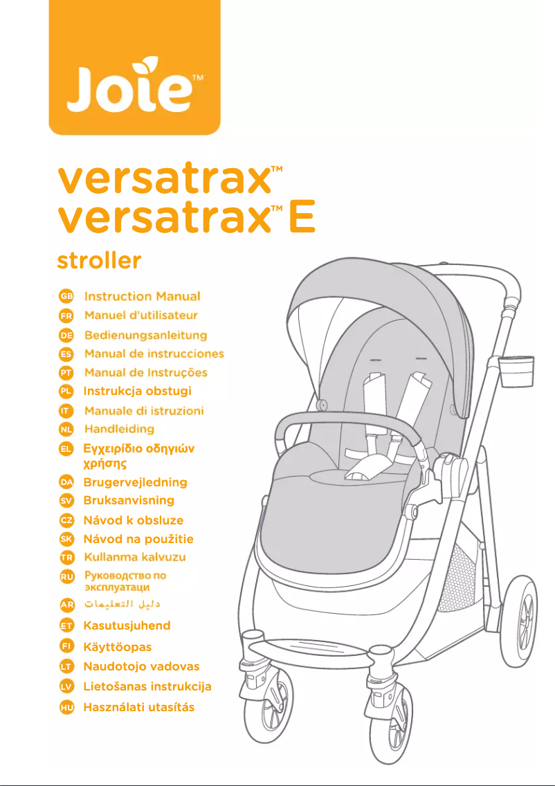 Imagen de la primera página del manual del dispositivo Versatrax E