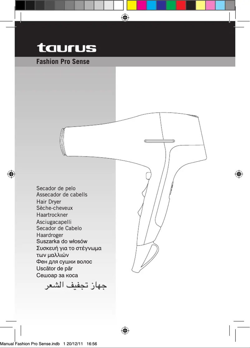 Página 1 del manual Manual de usuario Taurus Fashion Pro Sense