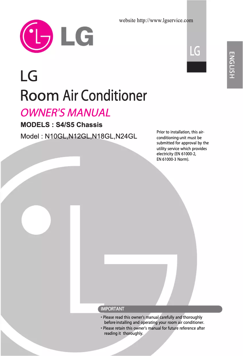 Page 1 de la notice Manuel utilisateur LG HSNC2425F70