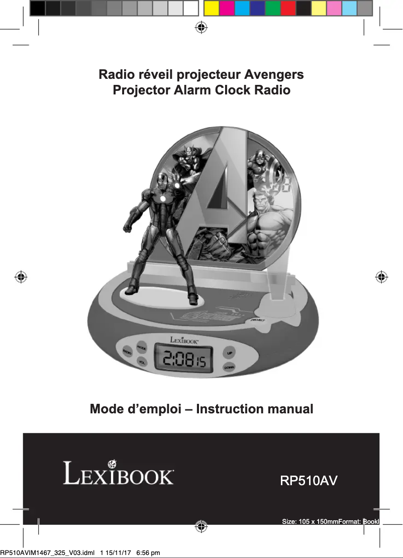 Page 1 de la notice Manuel utilisateur Lexibook RP510AV