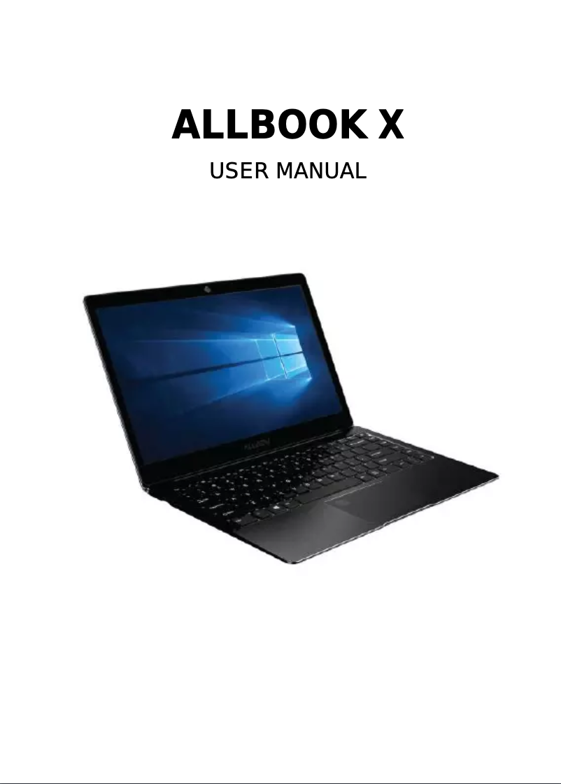 Page n°1 - Manuel utilisateur Allview Allbook X