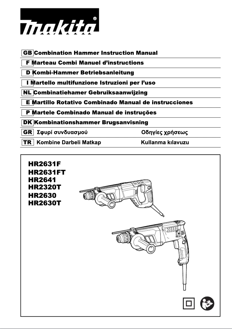 Page n°1 - Manuel utilisateur Makita HR2320T