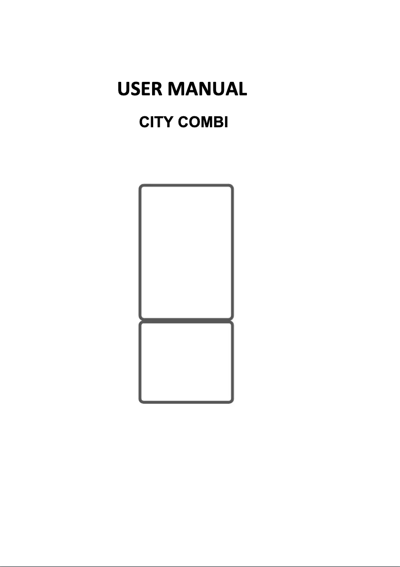 Page n°1 - Manuel utilisateur Candy CCT3L517FS