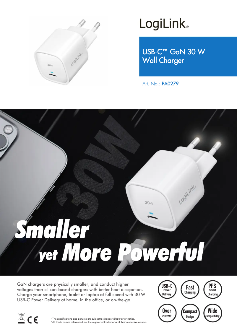 Page n°1 - Manuel utilisateur LogiLink PA0279