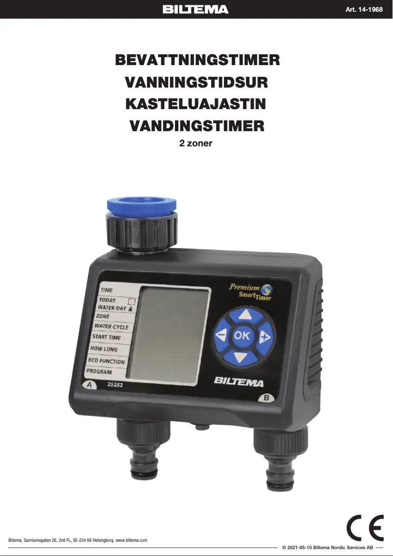 Page n°1 - Manuel utilisateur Biltema 14-1968