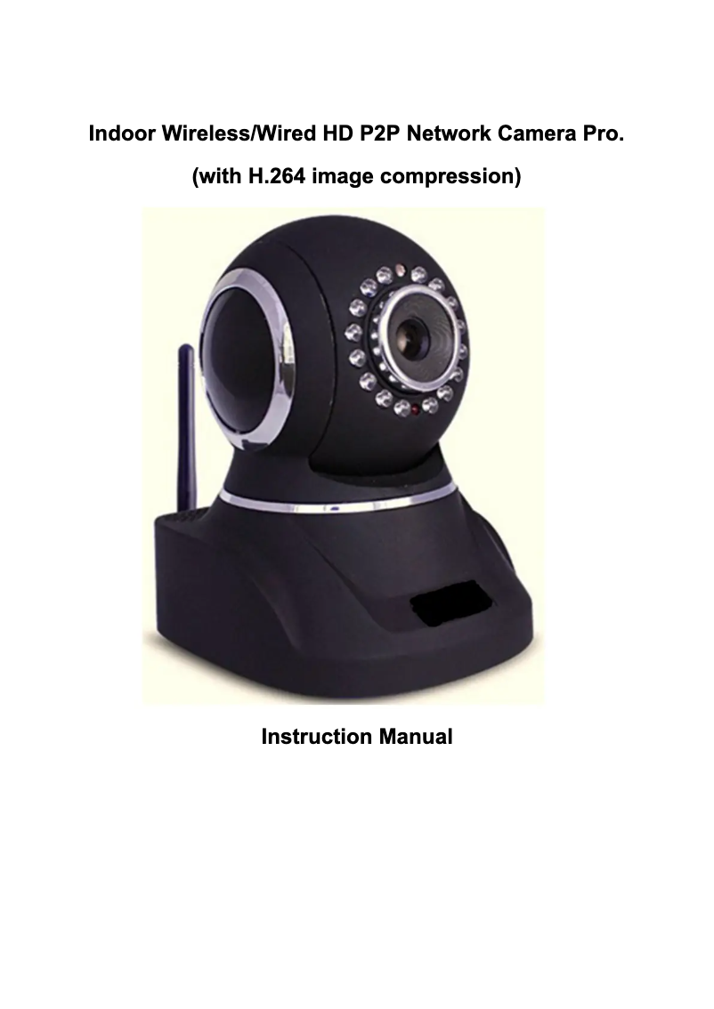 Page n°1 - Manuel utilisateur Pyle PIPCAMHD82