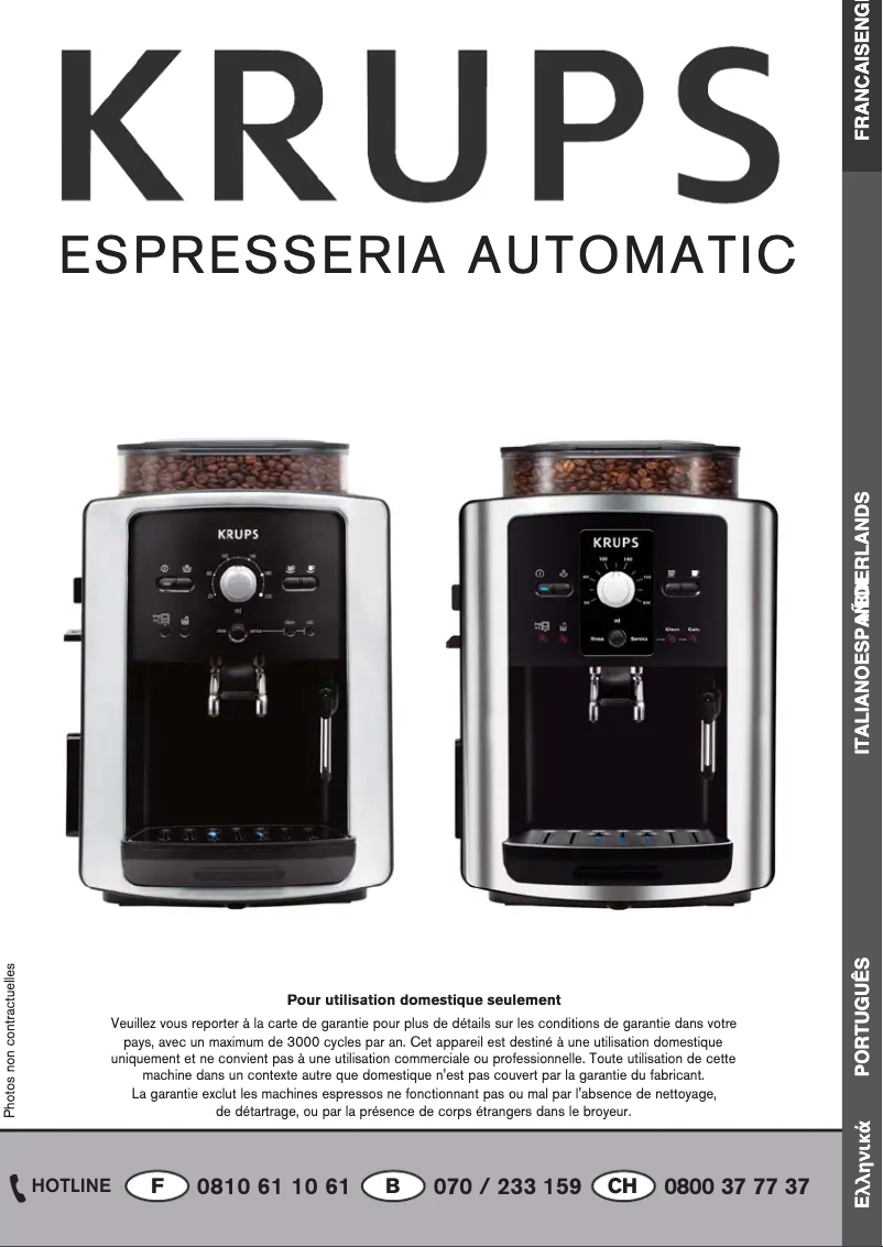 Page 1 de la notice Manuel utilisateur Taurus EA8010