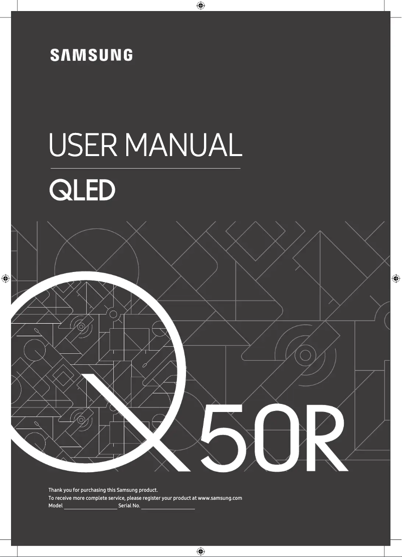 Image de la première page du manuel de l'appareil GQ32Q50RGU
