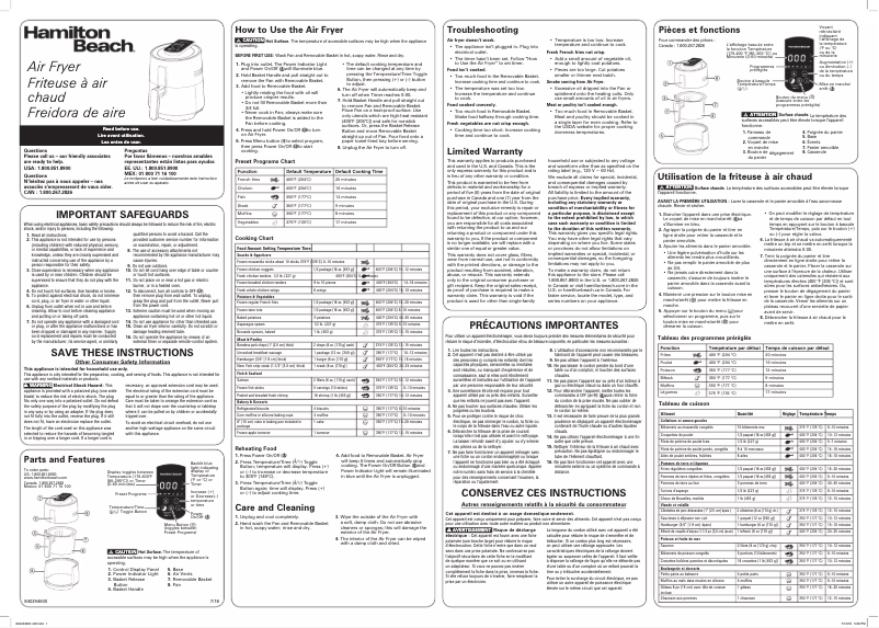 Image de la première page du manuel de l'appareil 35051