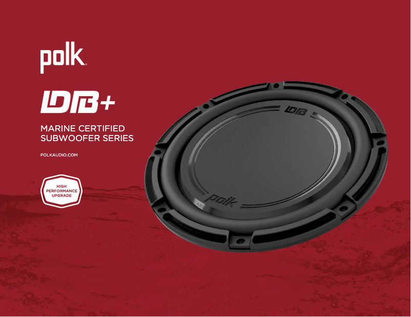 Página 1 del manual Ficha técnica Polk DB 1042 SVC