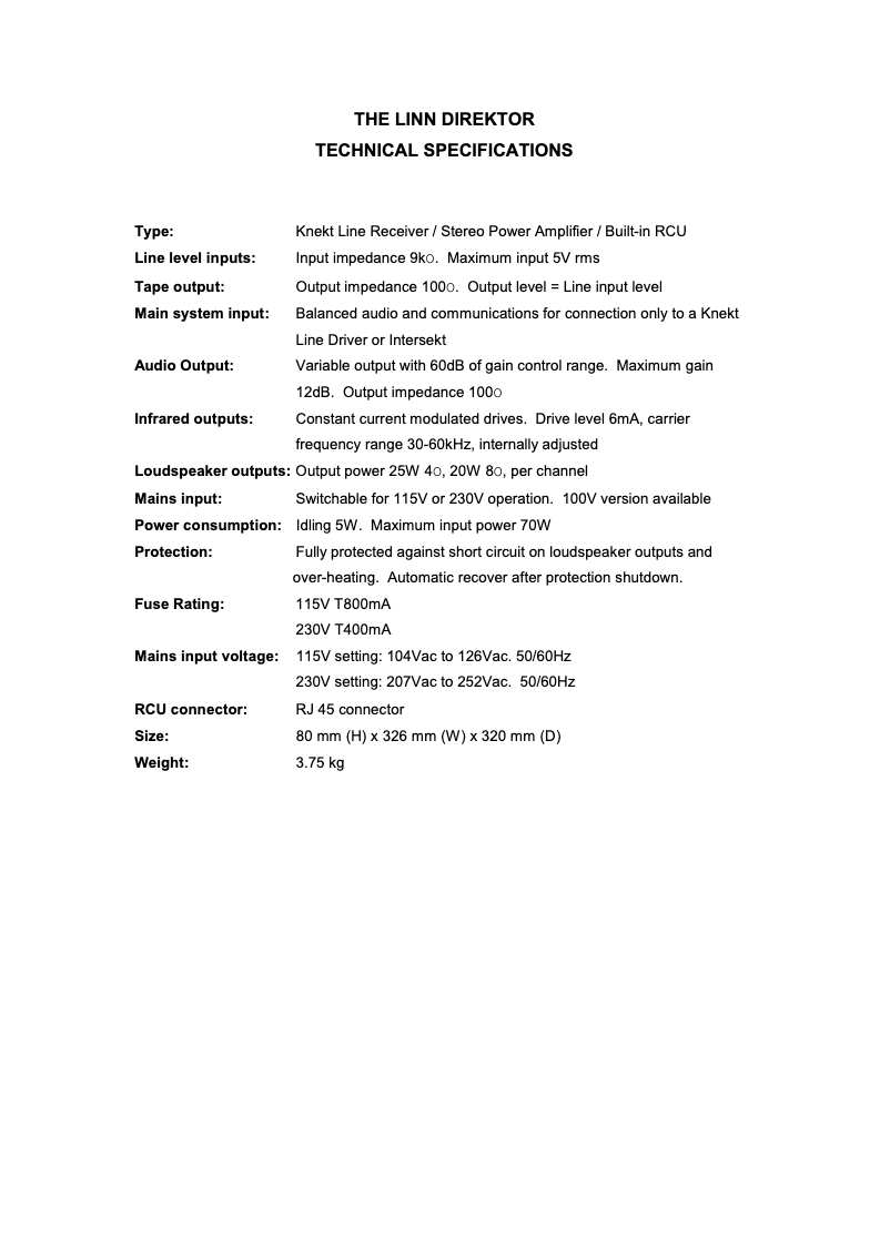 Imagen de la primera página del manual del dispositivo Direktor