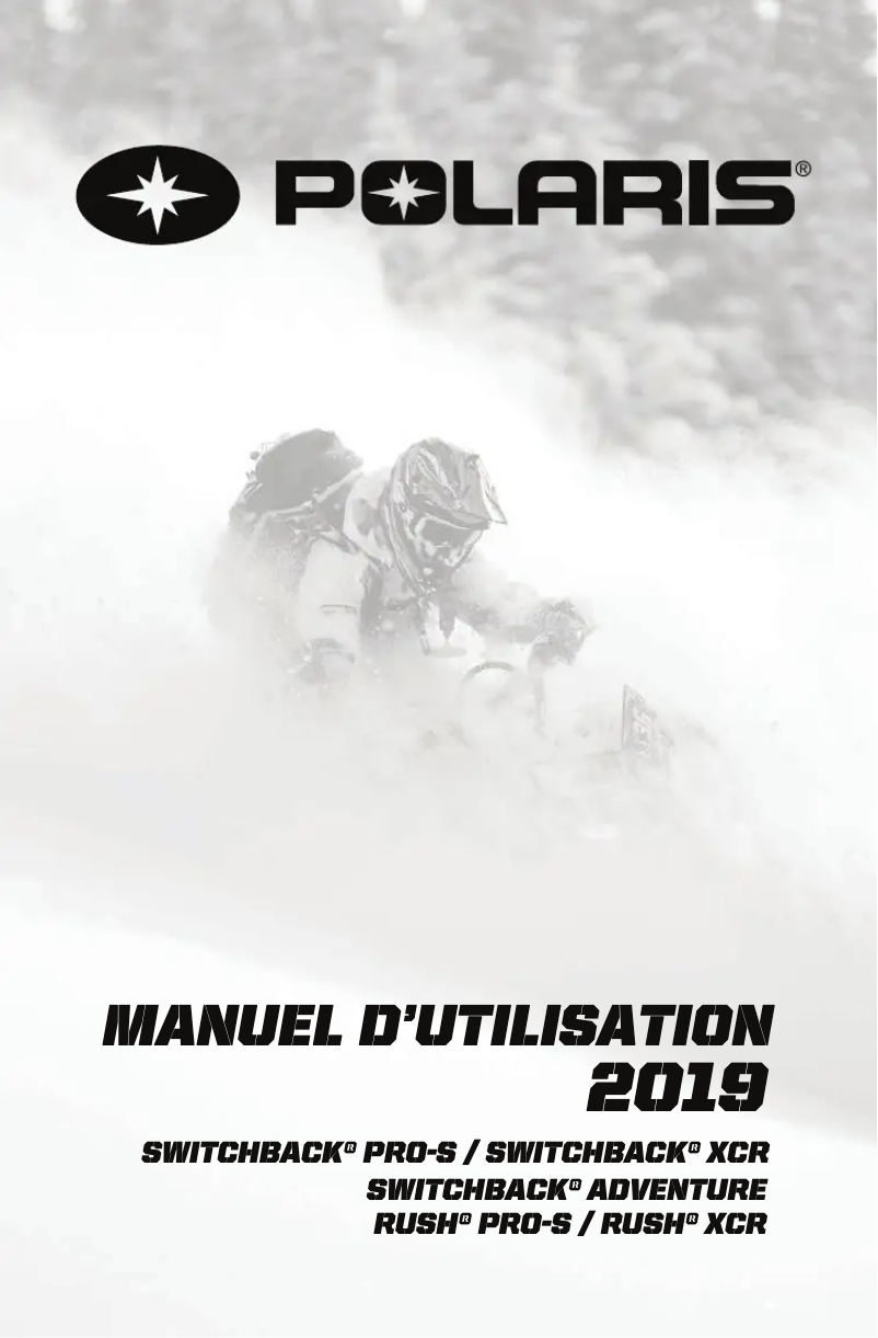 Image de la première page du manuel de l'appareil 600 Rush Pro-S (2019)