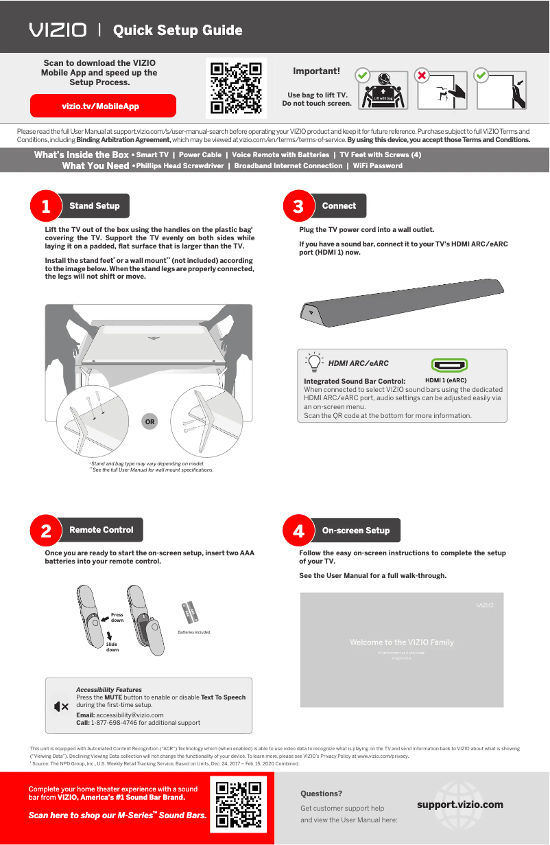 Imagen de la primera página del manual del dispositivo M65Q6-L4