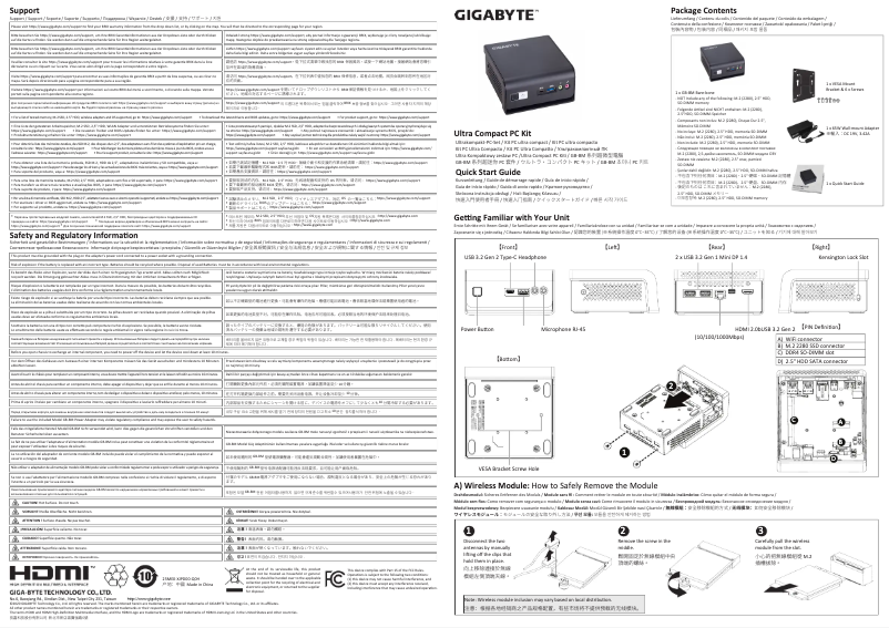 Image de la première page du manuel de l'appareil GB-BMCE-4500C