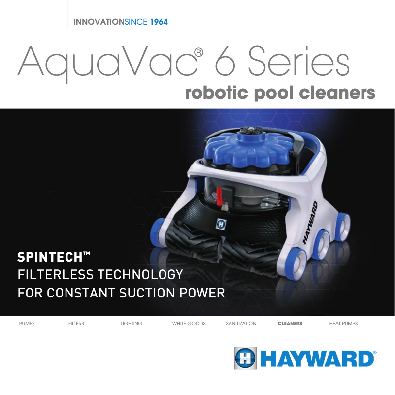 Page 1 de la notice Brochure Hayward AquaVac 650