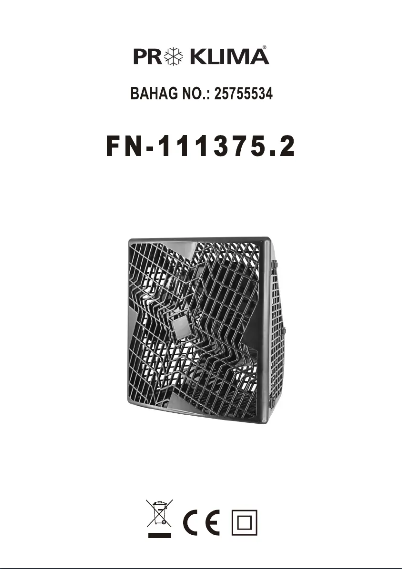 Image de la première page du manuel de l'appareil FN-111375