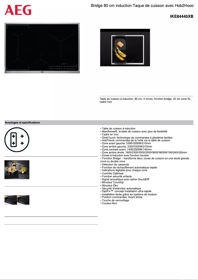 Image de la première page du manuel de l'appareil IKE84445XB