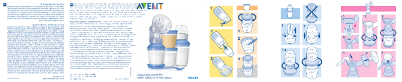 Page 1 de la notice Manuel utilisateur Philips AVENT SCF613